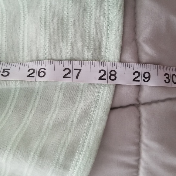 NWT Ana Women's lime green/white Stripe Tank size 2X - Picture 13 of 13